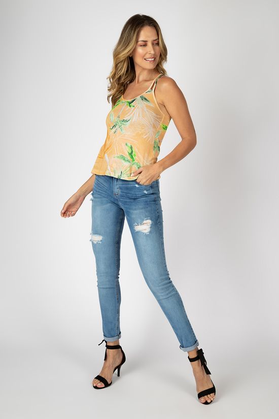 Alcinha Estampada Laranja Alcinha Estampada Laranja
