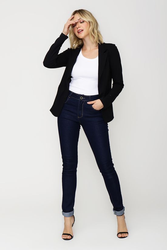 roupas com blazer preto