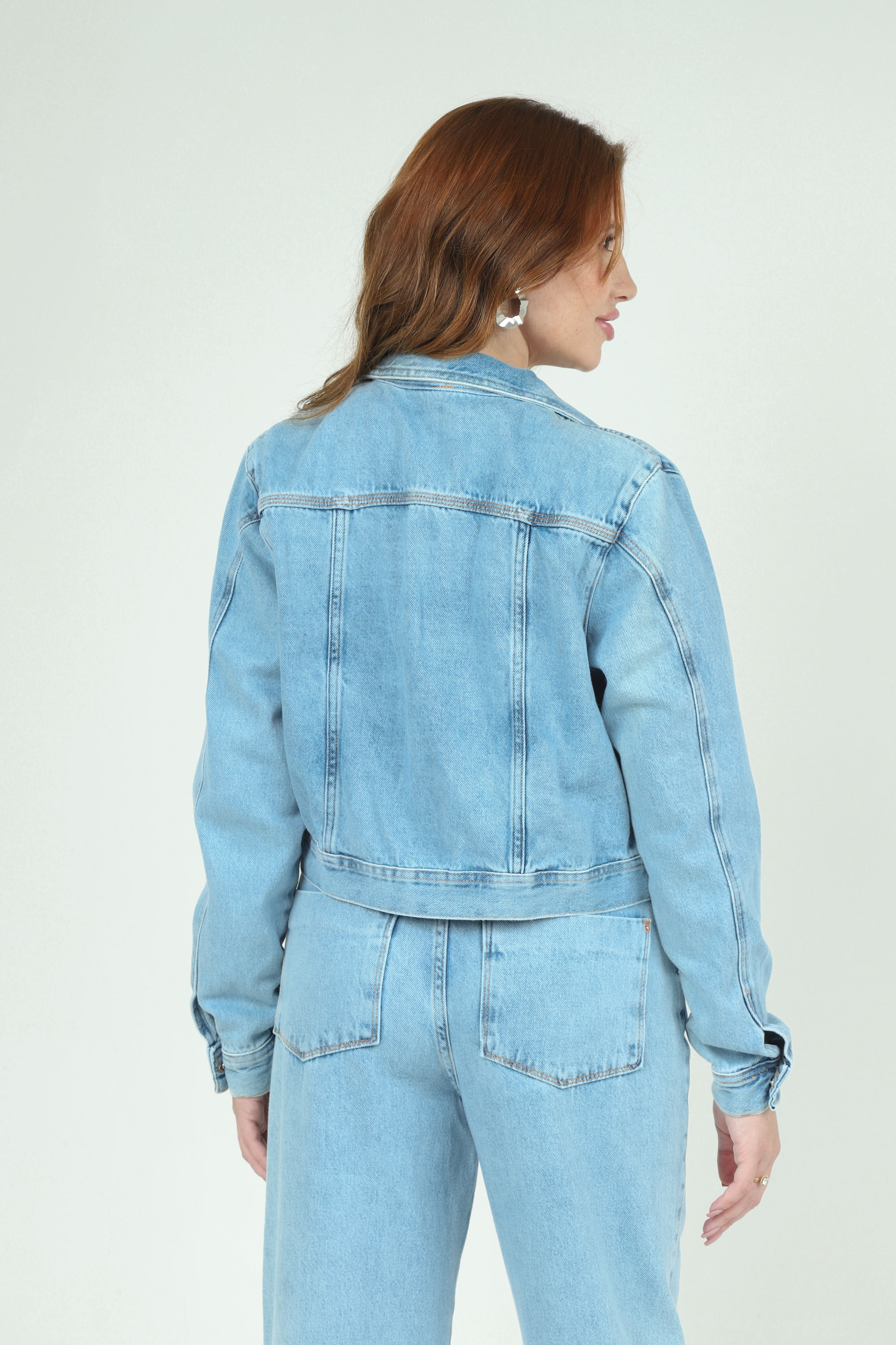 Jaqueta Jeans Cropped - Gazzy